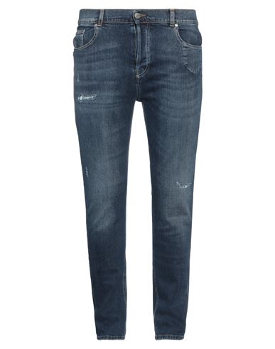 Grey Daniele Alessandrini Man Jeans Blue Size 34 Cotton, Elastane