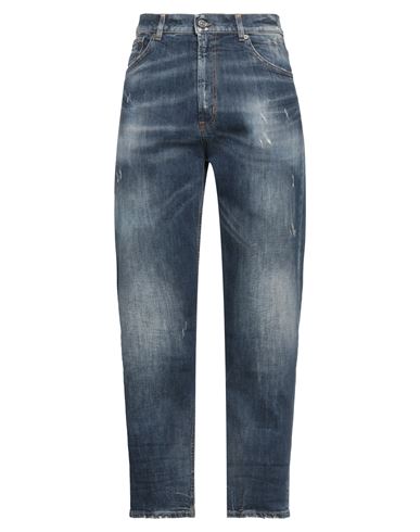 Dondup Man Jeans Blue Size 33 Cotton, Elastane