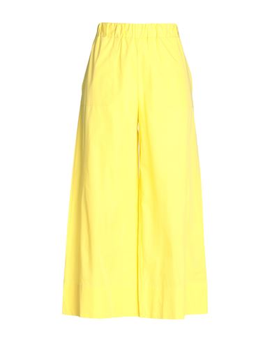 Max & Co . Woman Pants Yellow Size 10 Cotton