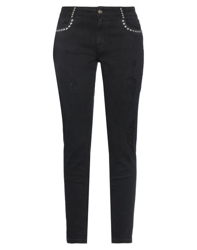 Aniye By Woman Jeans Black Size 31 Cotton, Elastomultiester, Elastane