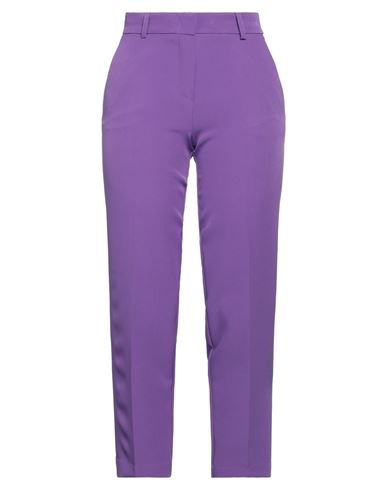 Kaos Jeans Woman Pants Purple Size 4 Polyester, Elastane