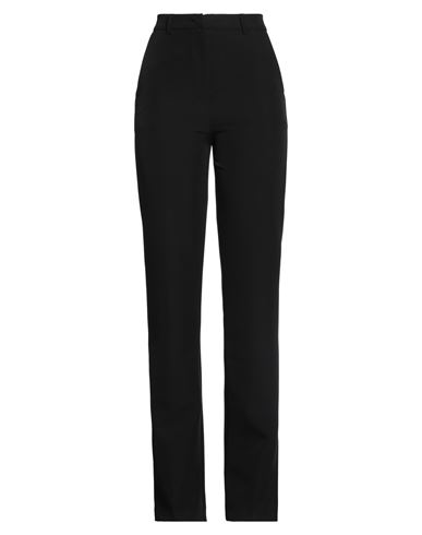 Kontatto Woman Pants Black Size M Polyester, Elastane