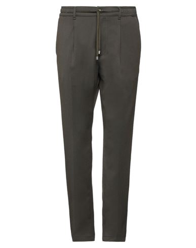 Cruna Man Pants Military Green Size 32 Virgin Wool, Polyester, Elastane