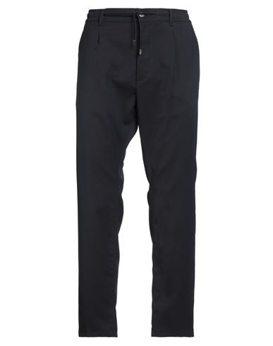 Cruna Man Pants Midnight Blue Size 36 Virgin Wool, Polyester, Elastane In Blue