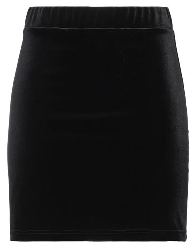 Alessandra Gallo Woman Mini Skirt Black Size 8 Polyester, Elastane
