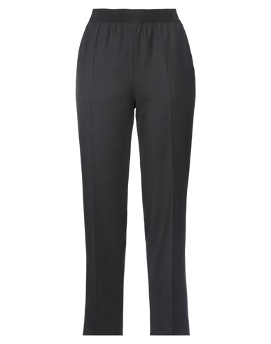 Agnona Woman Pants Black Size 6 Polyester, Wool, Elastane, Cotton