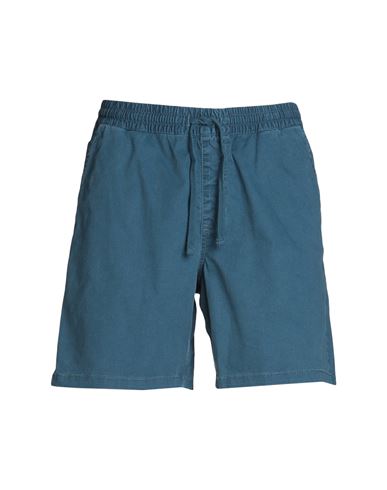 Vans Mn Range Salt Wash Relaxed Elastic Short Man Shorts & Bermuda Shorts Slate Blue Size Xl Cotton,