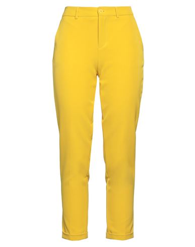 Liu •jo Woman Pants Yellow Size 6 Polyester, Elastane