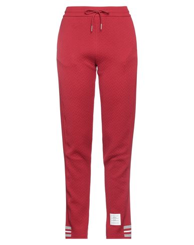 Thom Browne Woman Pants Red Size 6 Cotton, Nylon