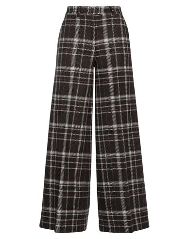 Ballantyne Woman Pants Dark Brown Size 4 Wool, Cashmere