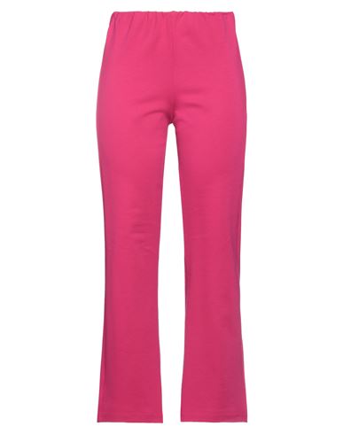 Mariuccia Woman Pants Fuchsia Size M Rayon, Nylon, Elastane In Pink