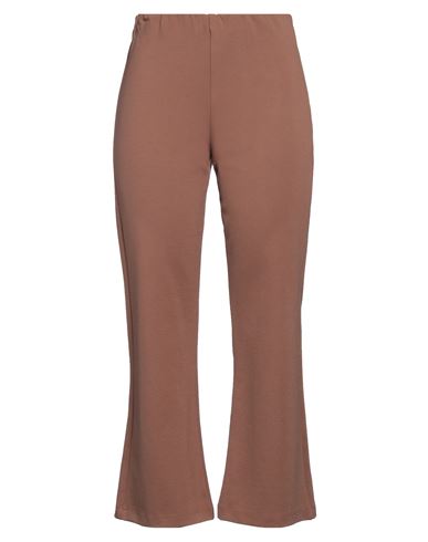 Mariuccia Woman Pants Camel Size S Rayon, Nylon, Elastane In Beige