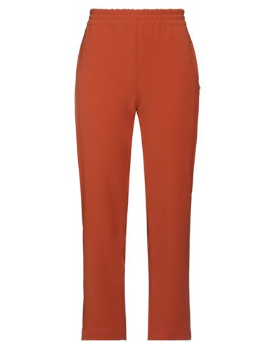 Même Road Woman Pants Rust Size 10 Polyester, Elastane In Red