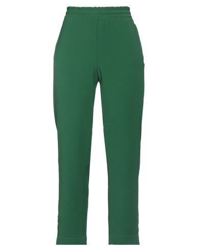 Même Road Woman Pants Green Size 2 Polyester, Elastane