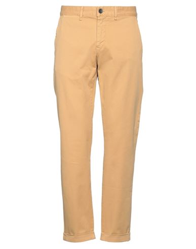 Jeckerson Man Pants Ocher Size 35 Cotton, Elastane In Yellow