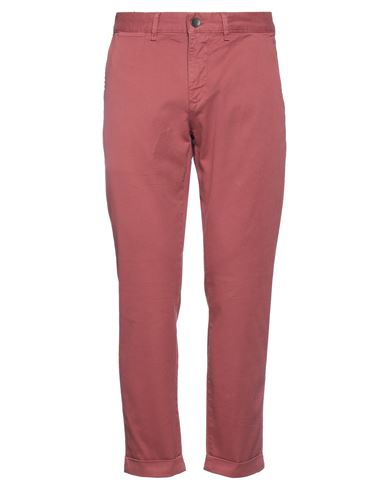 Jeckerson Man Pants Pastel Pink Size 33 Cotton, Elastane