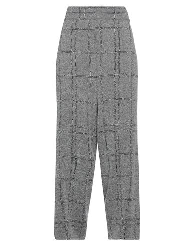 Alessia Santi Woman Pants Grey Size 6 Cotton, Alpaca Wool, Polyamide, Wool