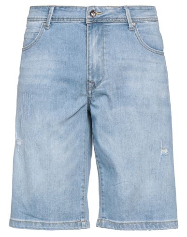 Take-two Man Denim Shorts Blue Size 31 Cotton, Polyester, Elastane