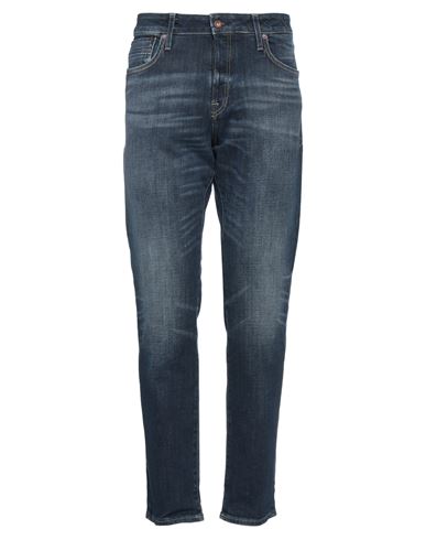 Jack & Jones Man Jeans Blue Size 32w-34l Organic Cotton, Elastane