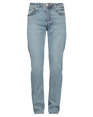 Jack & Jones Man Jeans Blue Size 33w-34l Cotton, Lyocell, Organic Cotton, Elastane