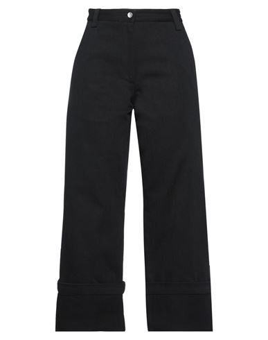 Moncler 2  1952 Woman Pants Black Size 6 Cotton