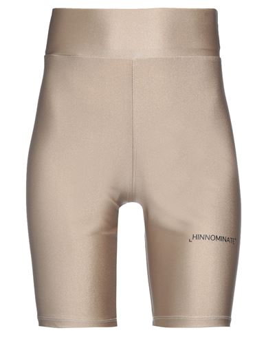 Hinnominate Woman Shorts & Bermuda Shorts Khaki Size Xxs Polyamide, Elastane In Beige