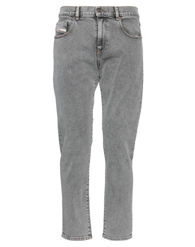 Diesel Man Denim Pants Grey Size 32w-30l Cotton, Polyester