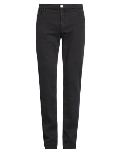 Trussardi Man Jeans Black Size 29 Lyocell, Cotton, Polyester, Elastane