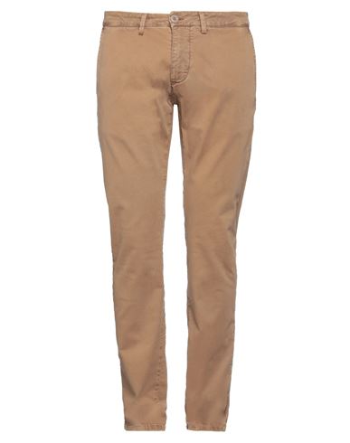 Modfitters Man Pants Camel Size 38 Cotton, Elastane In Beige