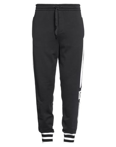 Dolce & Gabbana Man Pants Black Size 42 Cotton, Polyester, Polyurethane, Elastane