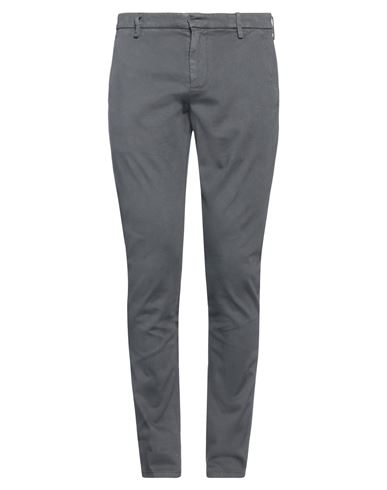 DONDUP DONDUP MAN PANTS GREY SIZE 33 COTTON, POLYESTER, ELASTANE