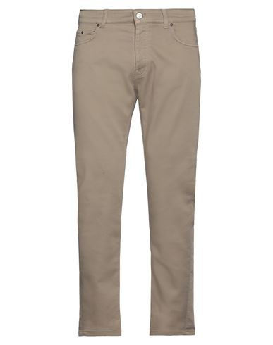 Pmds Premium Mood Denim Superior Man Pants Khaki Size 34 Cotton, Elastane In Beige