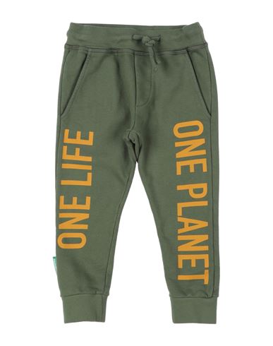 Dsquared2 Toddler Boy Pants Military Green Size 4 Cotton, Elastane In Green