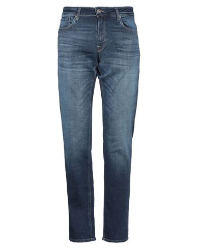 Jack & Jones Man Jeans Blue Size 31w-34l Cotton, Elastane