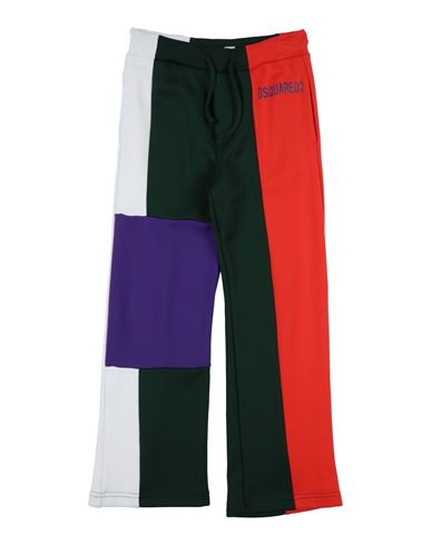 Dsquared2 Toddler Pants Dark Green Size 6 Nylon, Cotton, Elastane In Green
