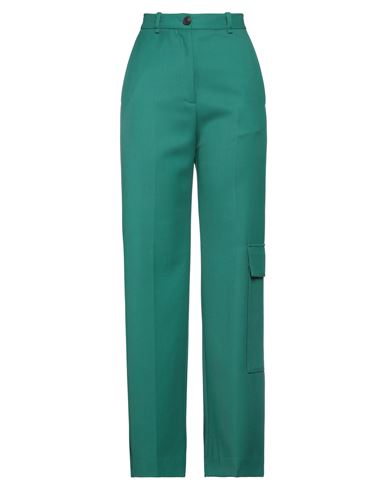 Pdr Phisique Du Role Woman Pants Emerald Green Size 2 Polyester, Virgin Wool