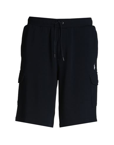Shop Polo Ralph Lauren Man Shorts & Bermuda Shorts Navy Blue Size L Cotton, Polyester