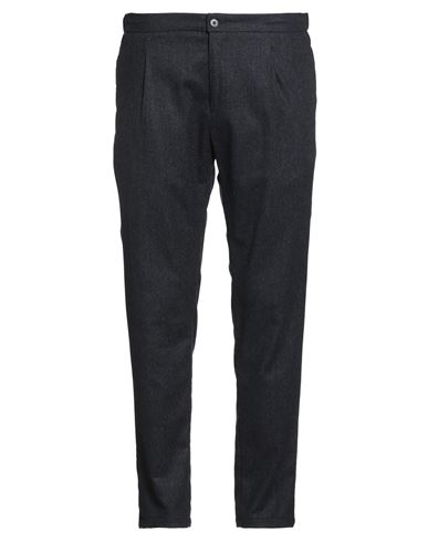 At.p.co At. P.co Man Pants Navy Size 38 Virgin Wool, Polyester, Elastane In Blue