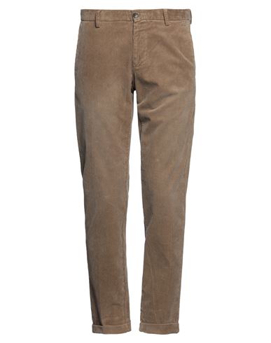At.p.co At. P.co Man Pants Khaki Size 36 Cotton, Elastane In Beige