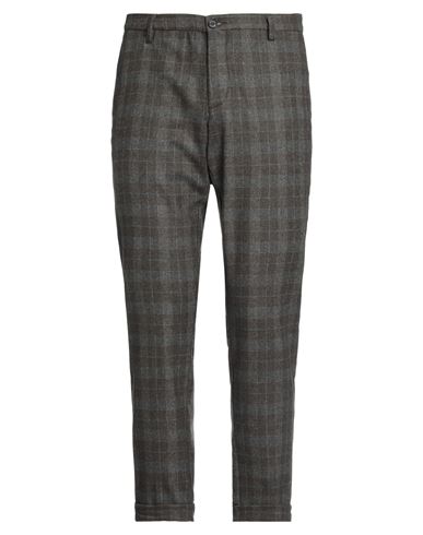 At.p.co At. P.co Man Pants Dark Brown Size 38 Virgin Wool, Polyamide, Elastane