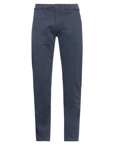 Shop Hamaki-ho Man Pants Navy Blue Size 28 Cotton, Elastane