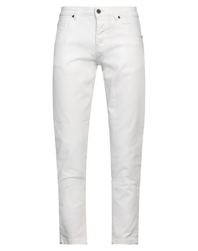 Hamaki-ho Man Pants White Size 40 Cotton, Elastane