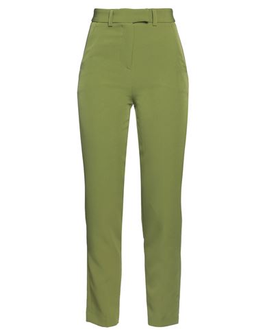 Hopper Woman Pants Green Size 10 Polyester, Elastane