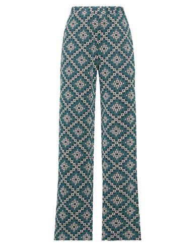 Niū Woman Pants Deep Jade Size Xs Acrylic, Polyamide, Polyester, Elastane In Beige