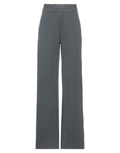 Niū Woman Pants Lead Size M Acrylic, Polyamide, Polyester, Elastane In Grey