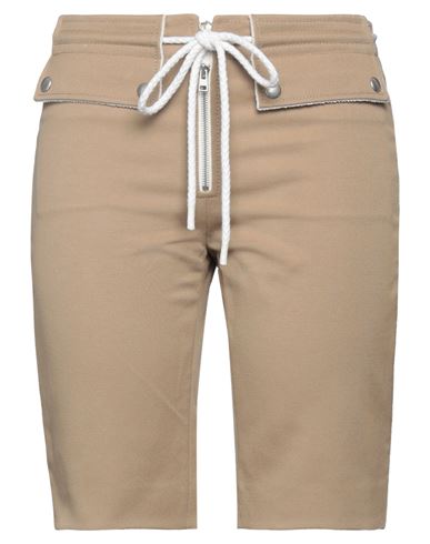Courrèges Courreges Woman Shorts & Bermuda Shorts Camel Size 4 Cotton In Beige