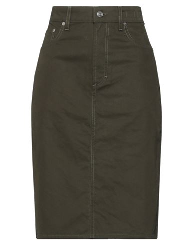 Shop Department 5 Woman Midi Skirt Military Green Size 27 Cotton