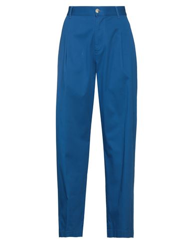 True Nyc Woman Pants Blue Size 31 Cotton, Elastane