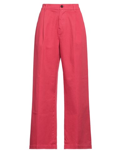 True Nyc Woman Pants Red Size 29 Cotton, Elastane
