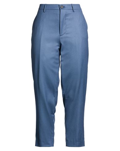 Berwich Woman Pants Slate Blue Size 2 Virgin Wool